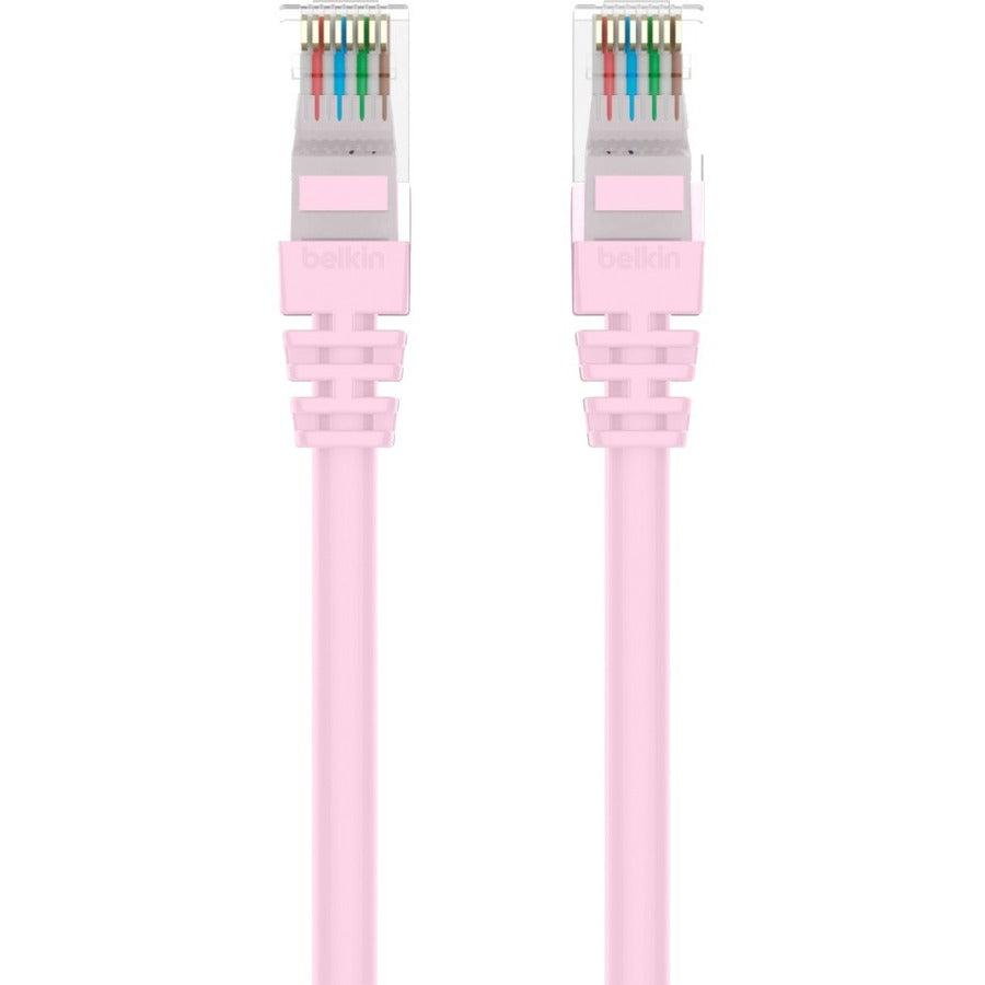Belkin A3L980-02-Pnk-S Networking Cable Pink 0.6 M Cat6 U/Utp (Utp)