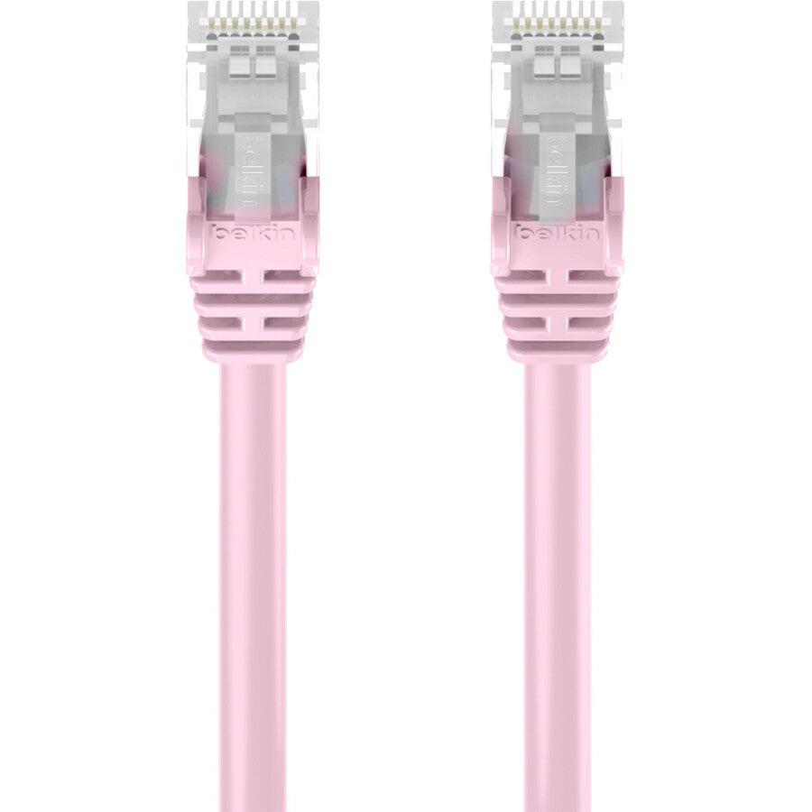 Belkin A3L980-75-Pnk-S Networking Cable Pink 22.86 M Cat6 U/Utp (Utp)