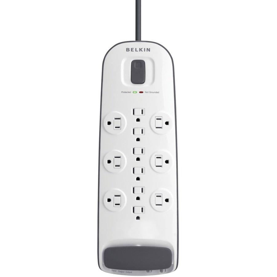Belkin Bv112230-08 Surge Protector Black, White 12 Ac Outlet(S) 125 V 2.44 M