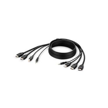 Belkin F1Dn2Ccbl-Hh6T Kvm Cable Black 1.8 M