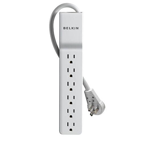 Belkin Home/Office 6-Outlets Surge Suppressor Orange, Stainless Steel 6 Ac Outlet(S) 125 V