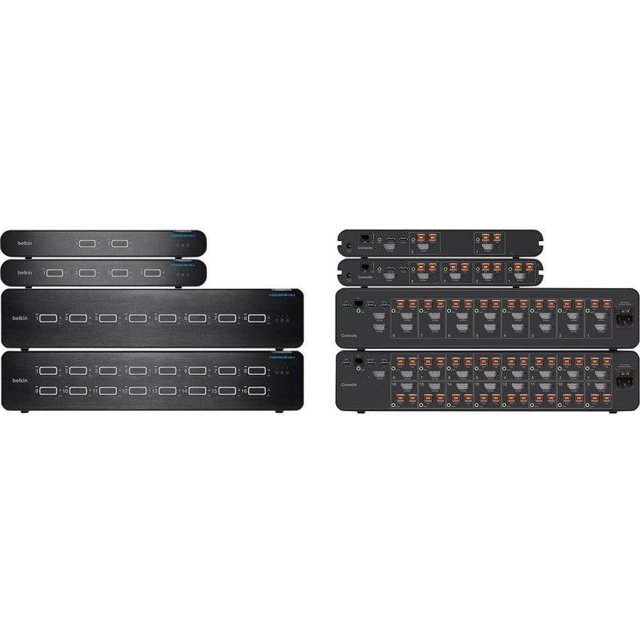 Belkin Universal Secure KVM Switch 2-Port Dual Head - NIAP Protection Profile 4K | Belkin F1DN202KVM-UNN4