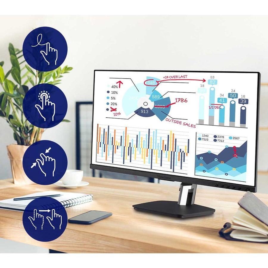 Best Touch Screen Monitor - ViewSonic ID2455 24" IPS 10-Point Touch | ViewSonic