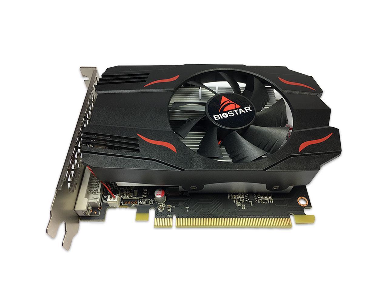 Biostar Gaming Radeon Rx 550 4Gb Gddr5 128-Bit Directx 12 Pci Express 3.0 Dvi-D Dual Link, Hdmi, Displayport