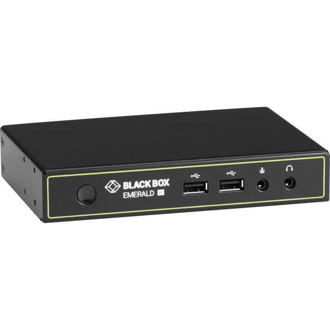 Black Box Emerald&trade; SE DVI KVM-over-IP Matrix Switch Receiver - Single Head, Full HD DVI, VUSB 2.0, Serial, Audio EMD2000SE-R