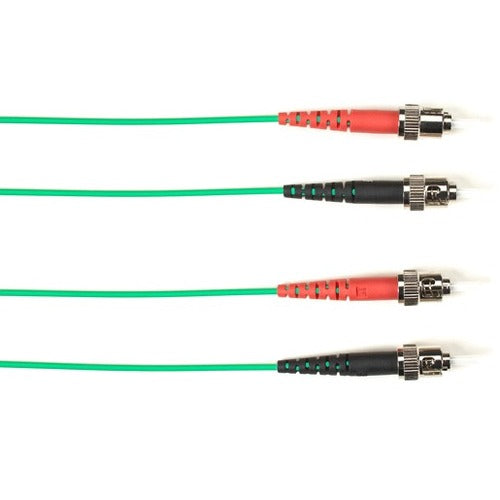 Black Box Fiber Optic Duplex Patch Network Cable FOCMP10-002M-STST-GN