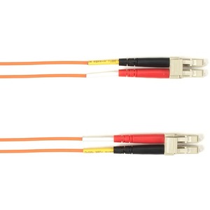 Black Box Fiber Optic Duplex Patch Network Cable FOCMP62-007M-LCLC-OR