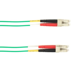 Black Box Fiber Optic Duplex Patch Network Cable FOCMR62-015M-LCLC-GN