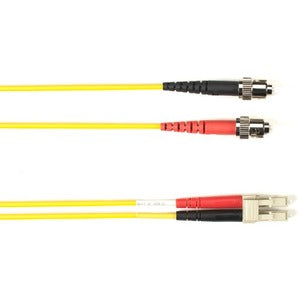 Black Box Fiber Optic Duplex Patch Network Cable FOCMRSM-010M-STLC-YL