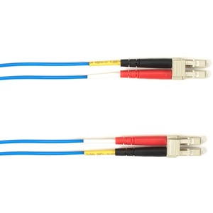Black Box Fiber Optic Duplex Patch Network Cable FOLZHM4-003M-LCLC-BL