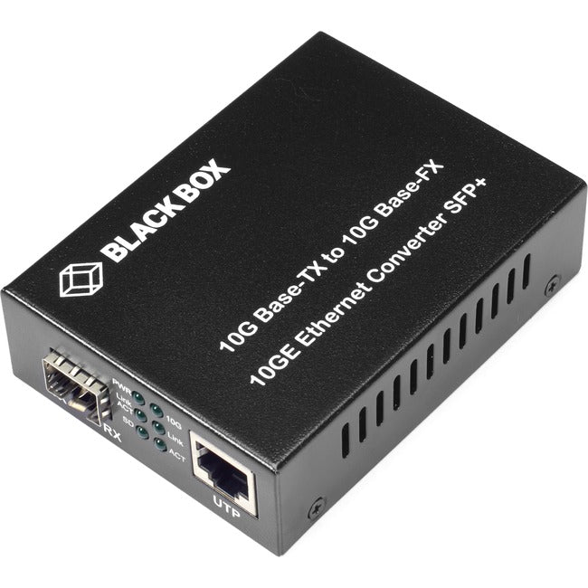 Black Box LGC220A 10-Gigabit Media Converter - 10GBASE-T to SFP+ Fiber | TecISoft