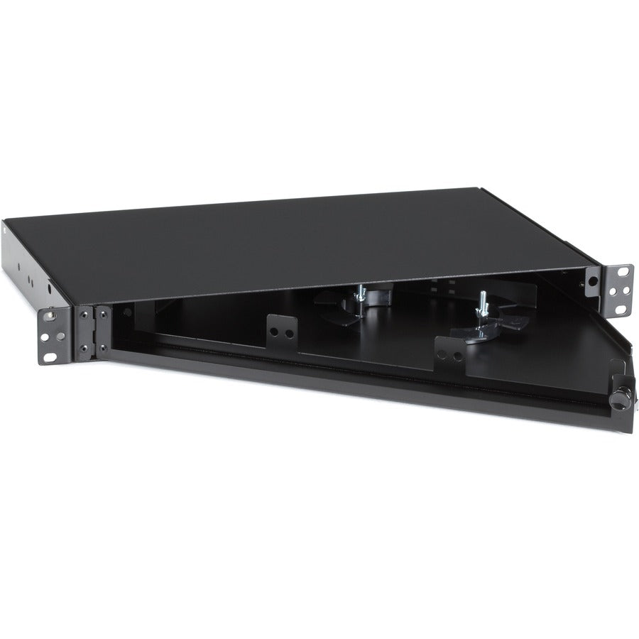 Black Box Rackmount Fiber Shelf, 1U, 3-Adapter Panel JPM407A-R5