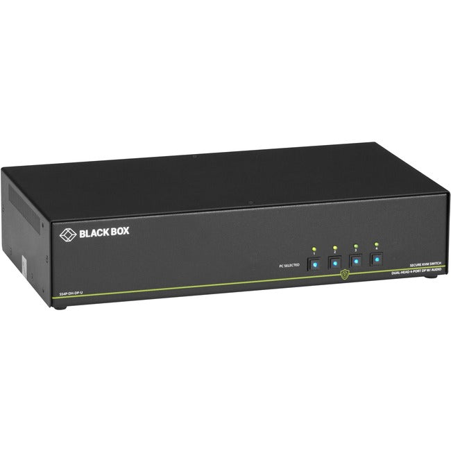 Black Box SS4P-DH-HDMI-UCAC - 4 Port Secure Dual-Head HDMI KVM Switch with CAC | TechSoft