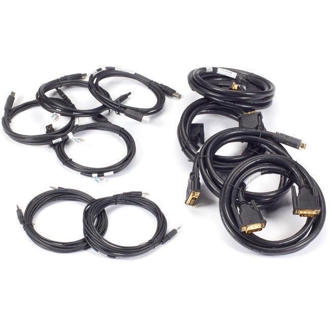 Black Box Secure Secure KVM Dual-Head DVI-I Cable Kit with CAC - 6-ft. SKVMCBL-DHDVI-6C
