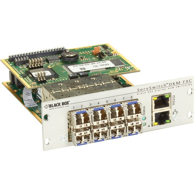 Black Box ServSwitch DKM FX Compact Matrix 8-Port Module ACXC8F-M