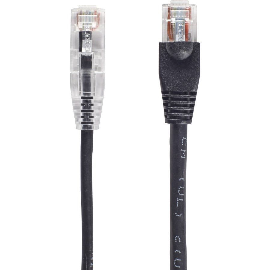 Black Box Slim-Net Cat.6a UTP Patch Network Cable C6APC28-BK-07