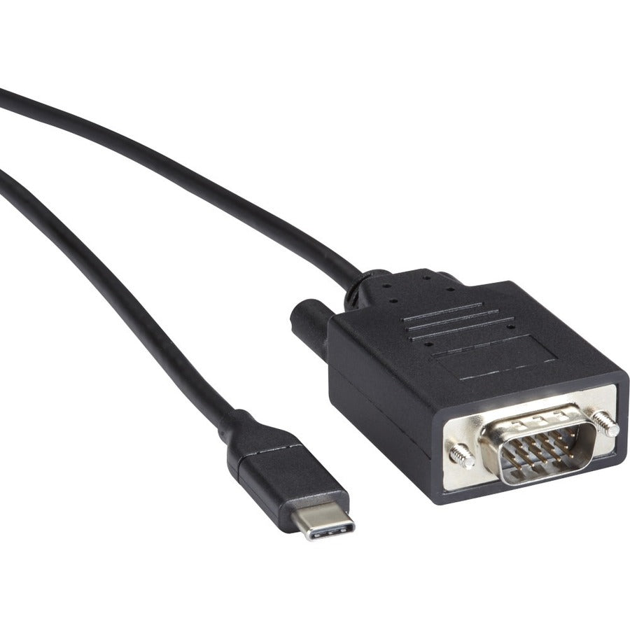 Black Box USB-C to VGA Adapter Cable, 1080p HD, 3ft VA-USBC31-VGA-003