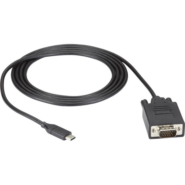 Black Box USB-C to VGA Adapter Cable, 1080p HD, 6ft VA-USBC31-VGA-006