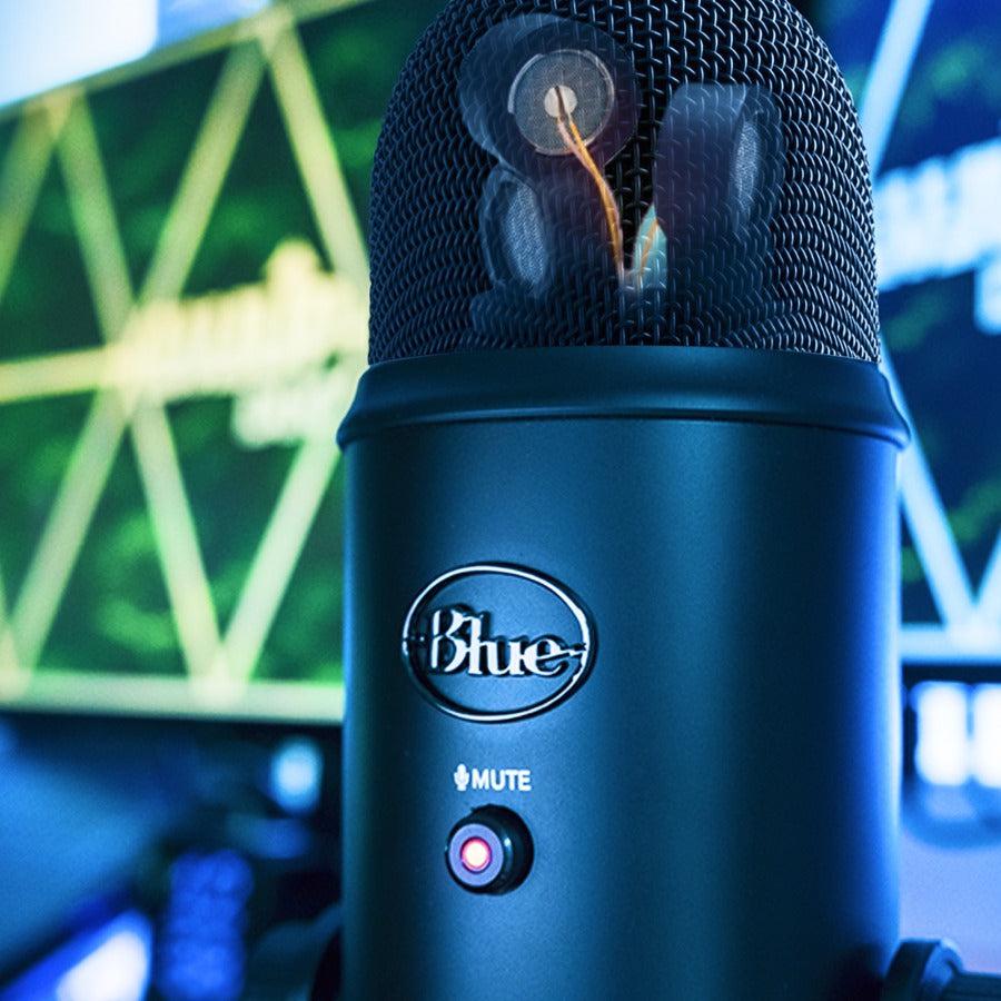Blue Microphones Blue Yeti Usb Mic Black Table Microphone