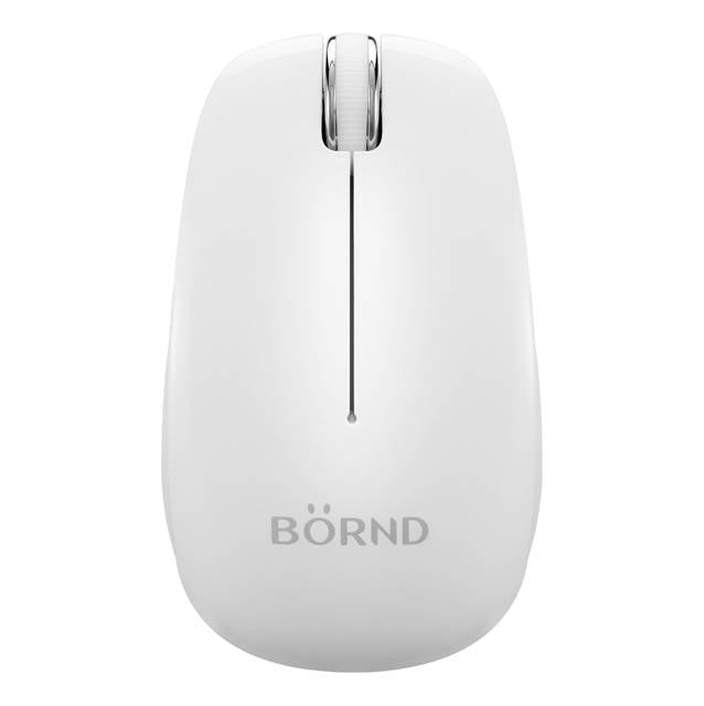 Bornd C100 Wireless Bluetooth 3.0 Optical Mouse (White)