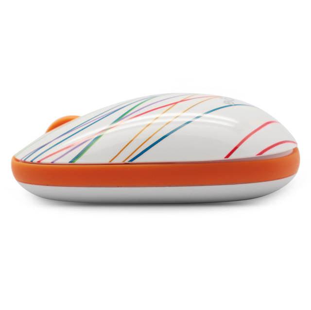 Bornd E220 Wireless 2.4Ghz Optical Mouse (Slim-Rainbow)
