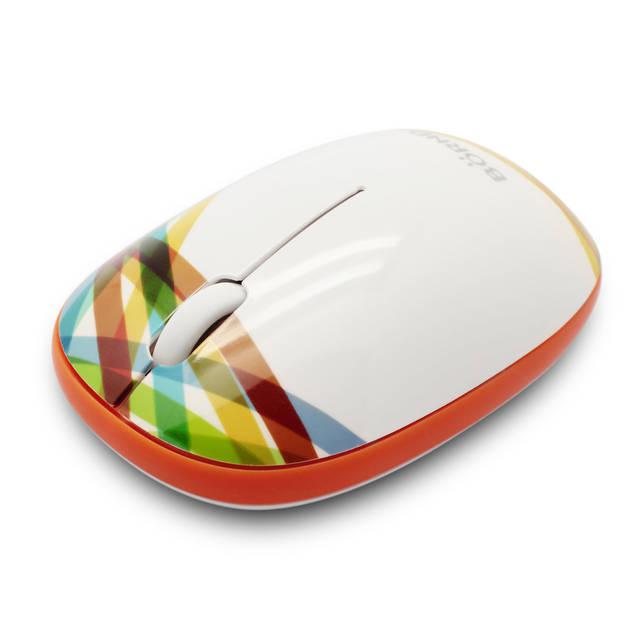 Bornd E220 Wireless 2.4Ghz Optical Mouse (Wide-Rainbow)
