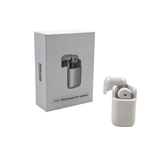 Bornd F10 Single Tws Bluetooth Earbud With Built-In Mic (White)