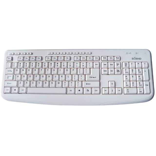 Bornd M610 Wireless Keyboard & Mouse Combo (White)