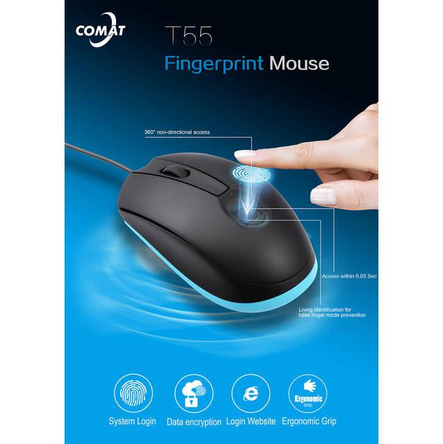 Bornd T55 Fingerprint Mouse (Black)