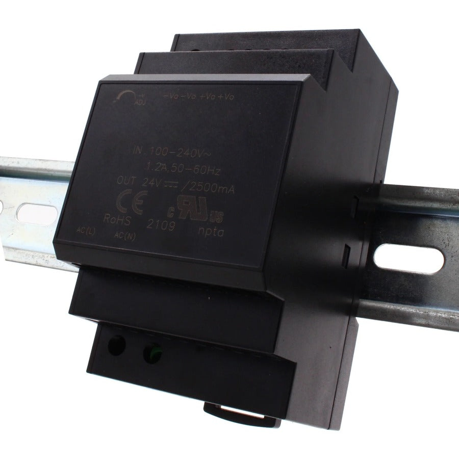 Brainboxes 60W Single Output Industrial DIN Power Supply PW-245
