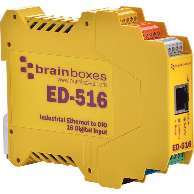 Brainboxes - Ethernet To 16 Digital Inputs + Rs485 Gateway