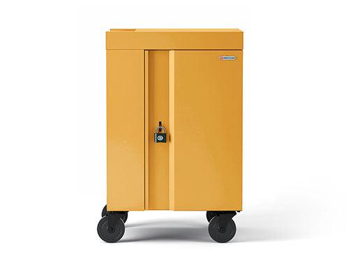 Bretford Cube Cart Mini Portable Device Management Cart Yellow