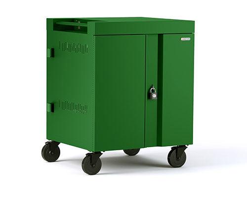 Bretford Cube Cart Portable Device Management Cart Green