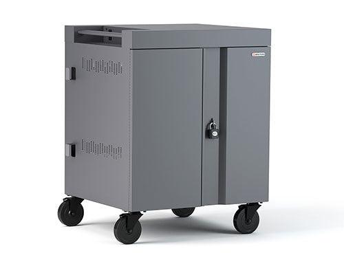 Bretford Cube Cart Portable Device Management Cart Platinum