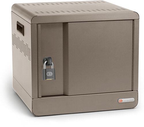 Bretford Cube Micro Station Portable Device Management Cabinet Champagne