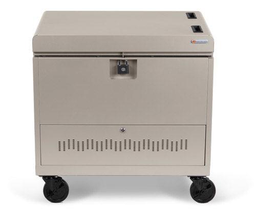 Bretford Cube Toploader Portable Device Management Cart Champagne