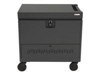 Bretford Cube Toploader Portable Device Management Cart White