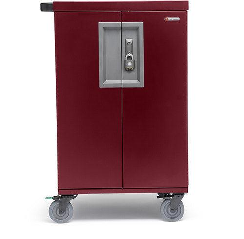 Bretford Core X Cart Portable Device Management Cart Maroon