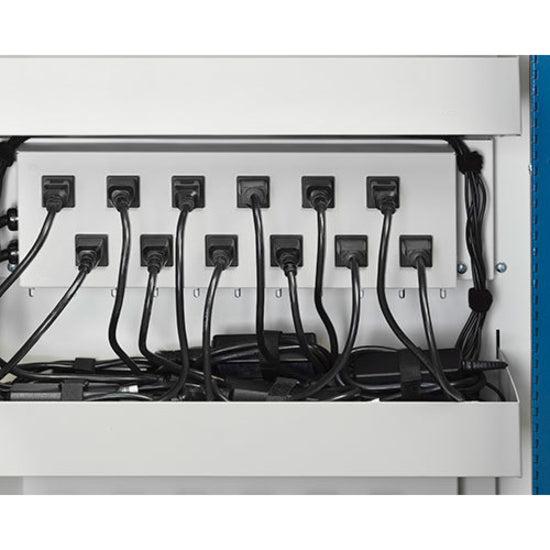 Bretford Core24Ms-Cttz Portable Device Management Cart/Cabinet Blue, White