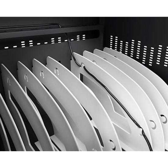 Bretford Cube Cart Mini Portable Device Management Cart Graphite