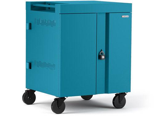Bretford Cube Portable Device Management Cart Blue