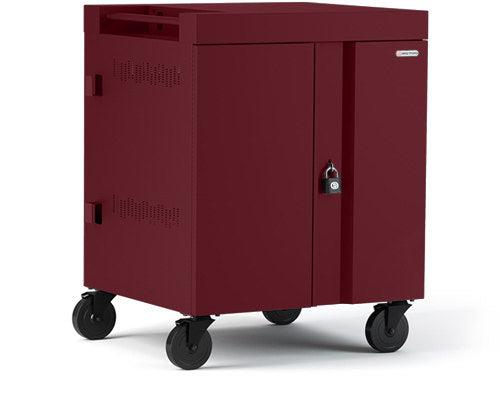 Bretford Cube Portable Device Management Cart Maroon