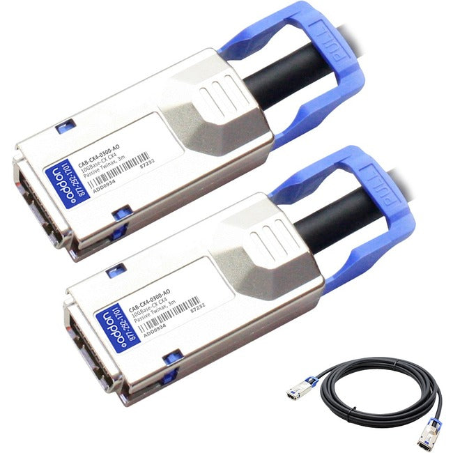 Brocade (Formerly) CAB-CX4-0300 Compatible TAA Compliant 10GBase-CX CX4 to CX4 Direct Attach Cable (Passive Twinax, 3m) CAB-CX4-0300-AO