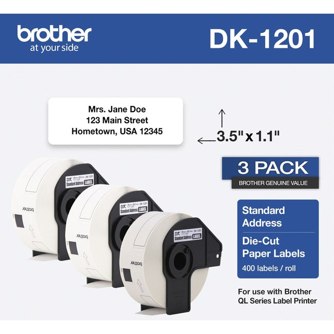 Brother Address Label DK12013PK
