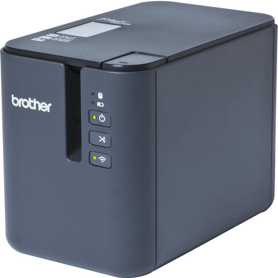 Brother P-touch PT-P900W Desktop Thermal Transfer Printer - Monochrome - Tape Print - USB - Serial - Wireless LAN PTP900W