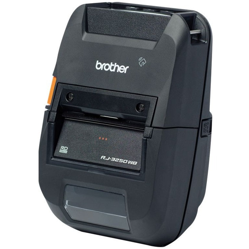 Brother RuggedJet RJ-3250WB-LCP Mobile Direct Thermal Printer - Monochrome - Portable - Label/Receipt Print - Ethernet - USB - Bluetooth - Wireless LAN - Black RJ3250WBL-CP