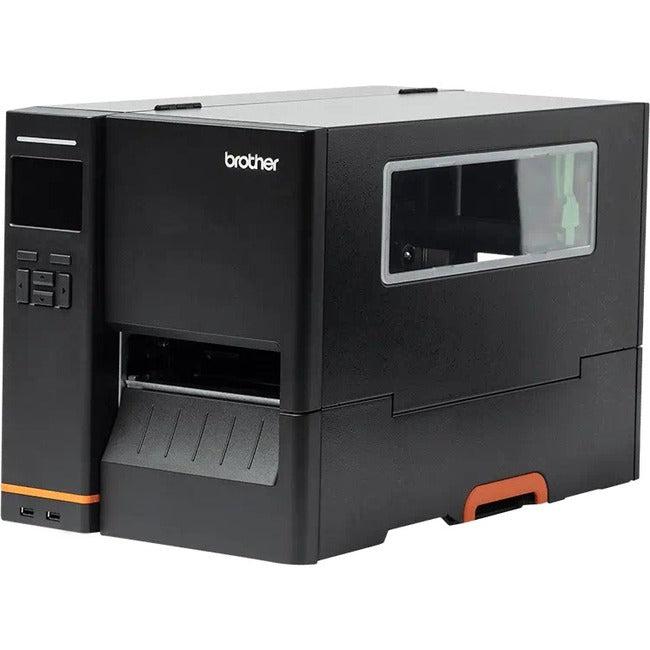Brother TJ-4520TN Industrial Direct Thermal/Thermal Transfer Printer - Monochrome - Label Print - USB - Serial TJ4520TN