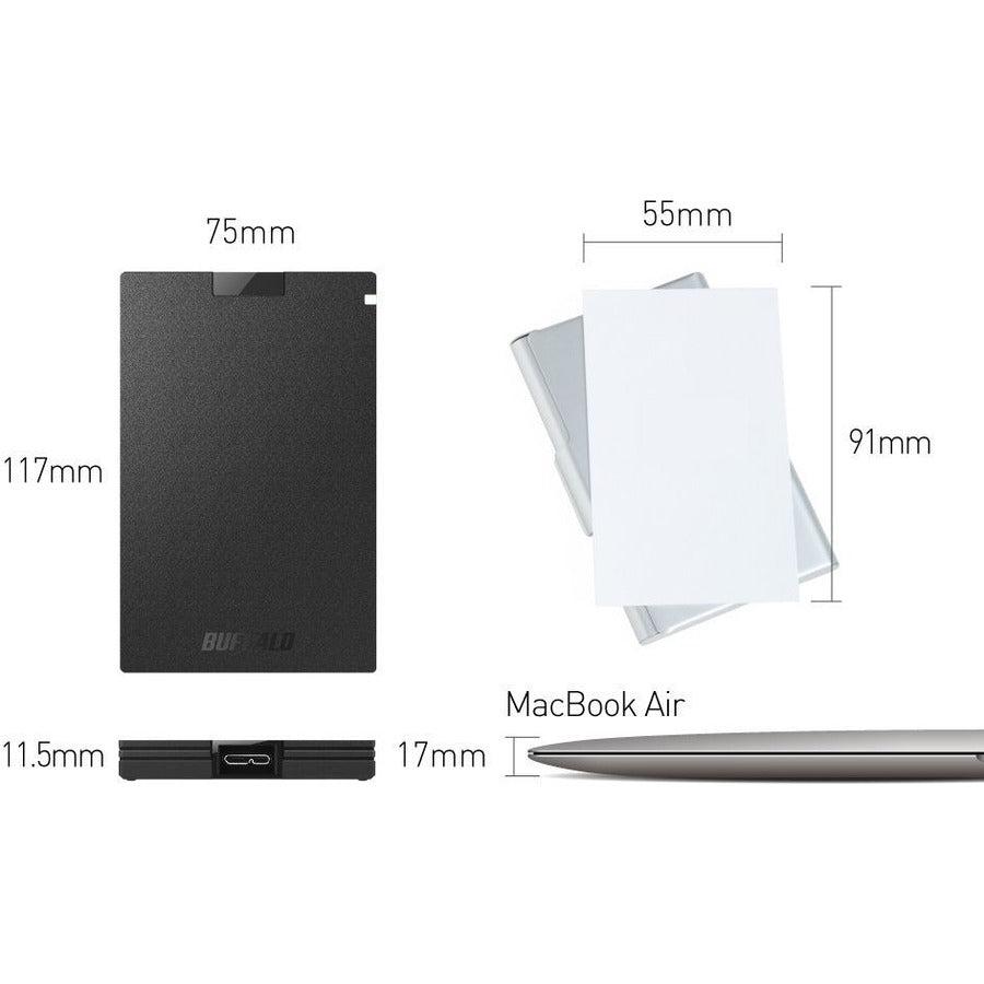 Buffalo Ssd-Pg1.0U3B External Solid State Drive 1000 Gb Black