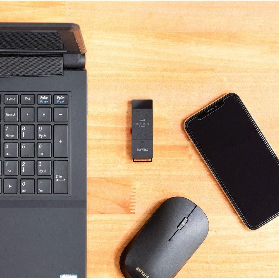 Buffalo Ssd-Put500U3B External Solid State Drive 500 Gb Black