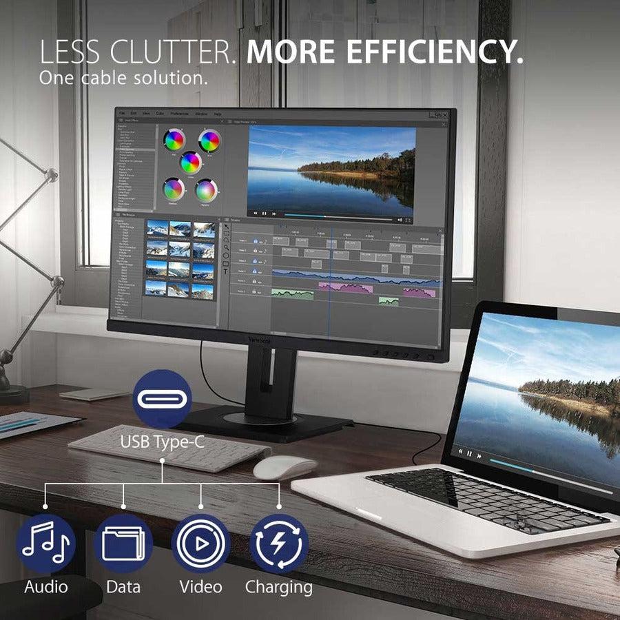 Business Monitor 27 Inch - Advanced Ergonomics with USB-C | ViewSonic VG2755